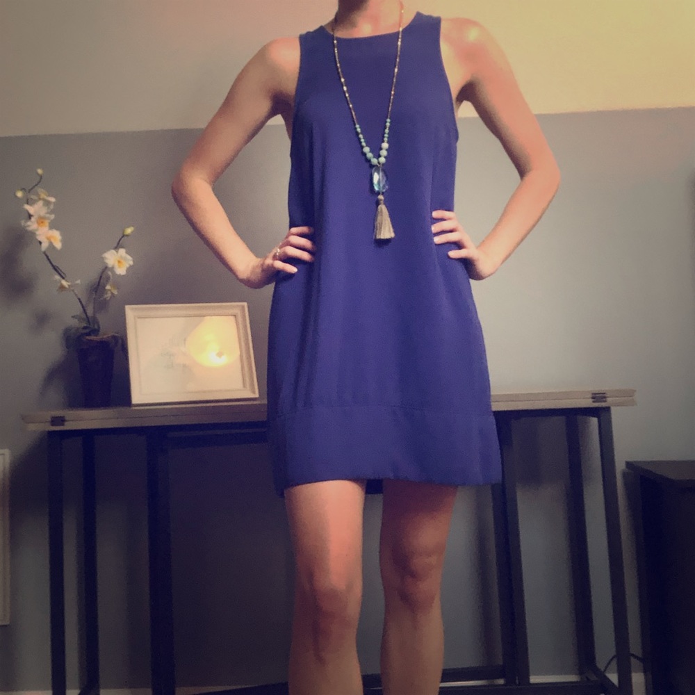 Cobalt blue dress
